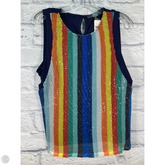 Top Sleeveless By Eva Franco In Multi-colored, Size: S