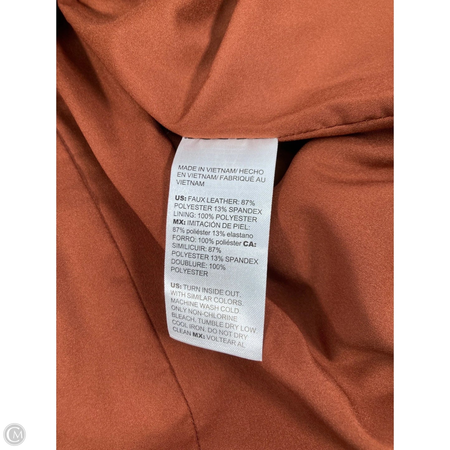 Jacket Other By Chicos In Brown, Size: Xl