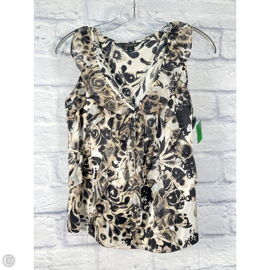 Blouse Luxury Designer By St John Collection In Leopard Print, Size: S