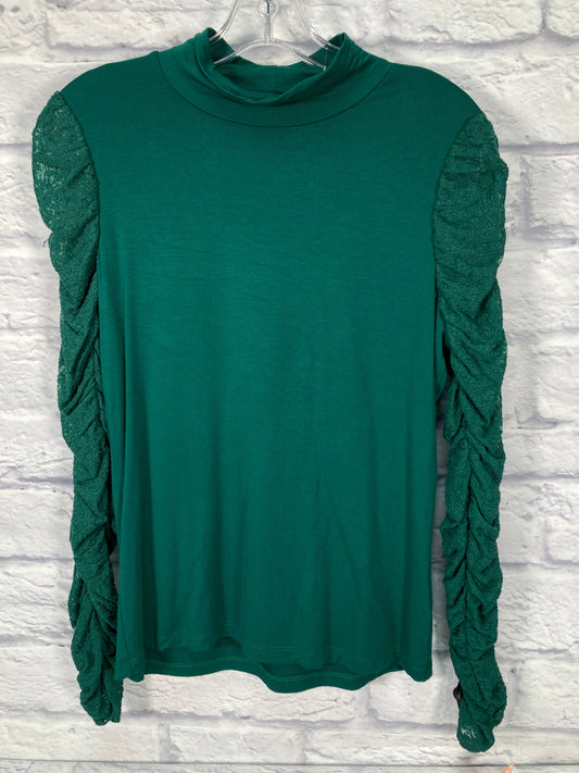 Blouse Long Sleeve By Maeve In Green, Size: M