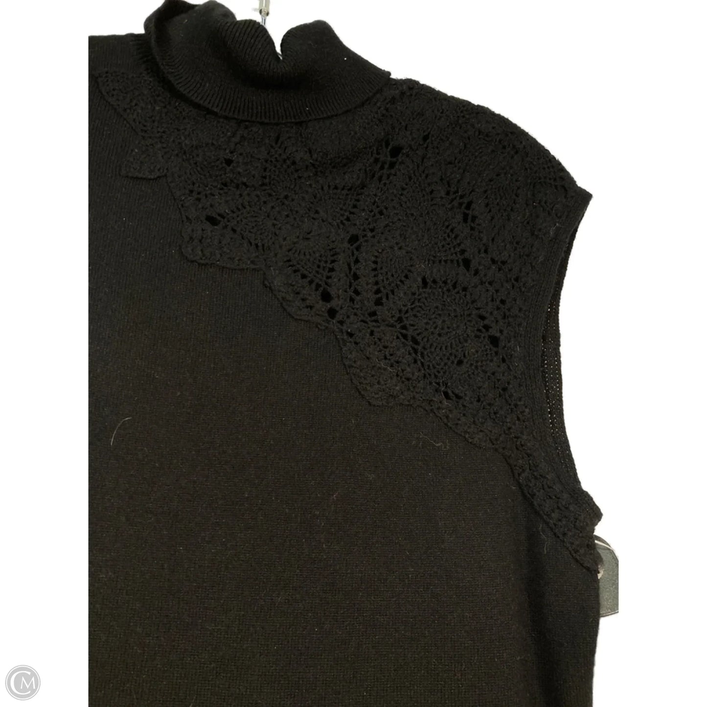 Top Sleeveless By Reba In Black, Size: L