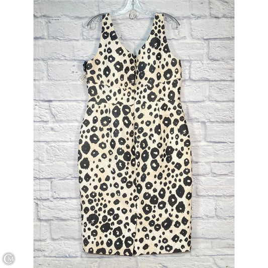 Dress Designer By Max Mara In Black & Cream, Size: Xl