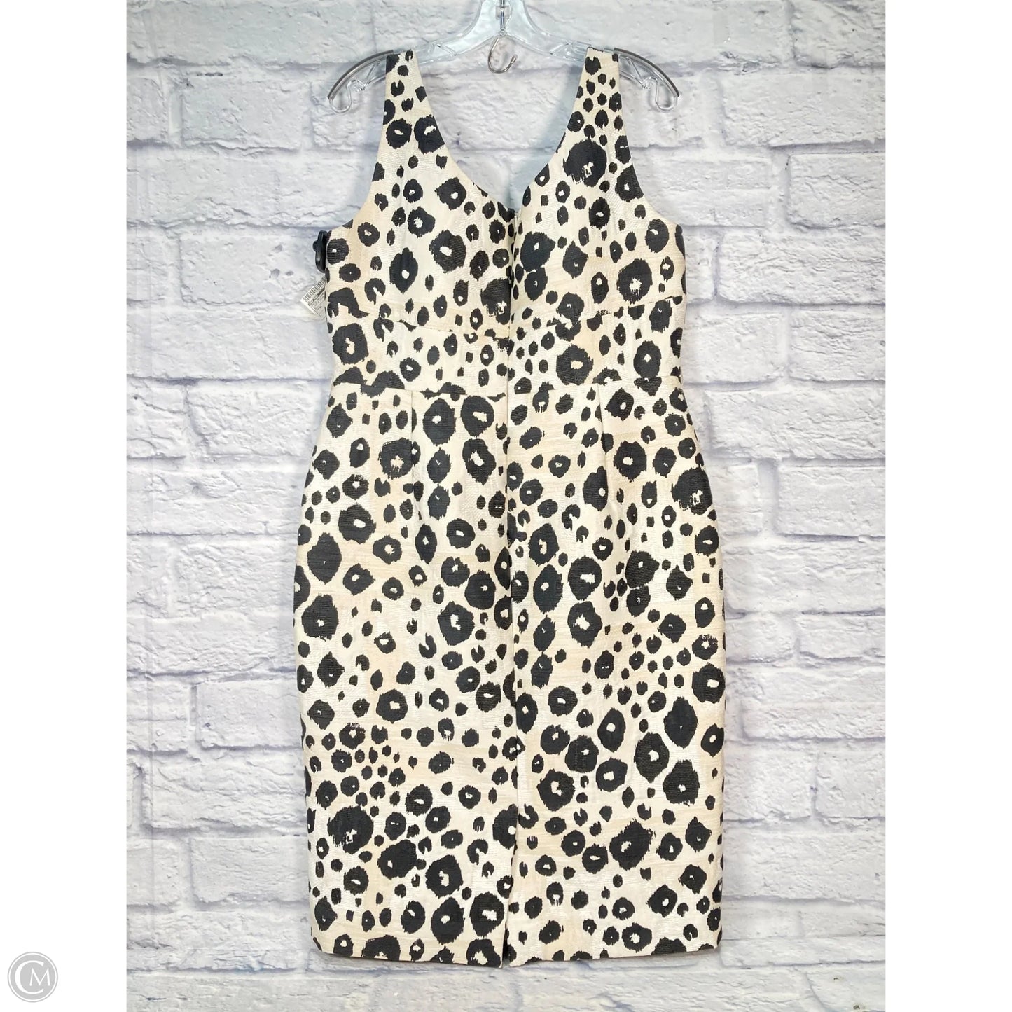 Dress Designer By Max Mara In Black & Cream, Size: Xl