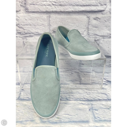 Shoes Sneakers By Sperry In Teal, Size: 8