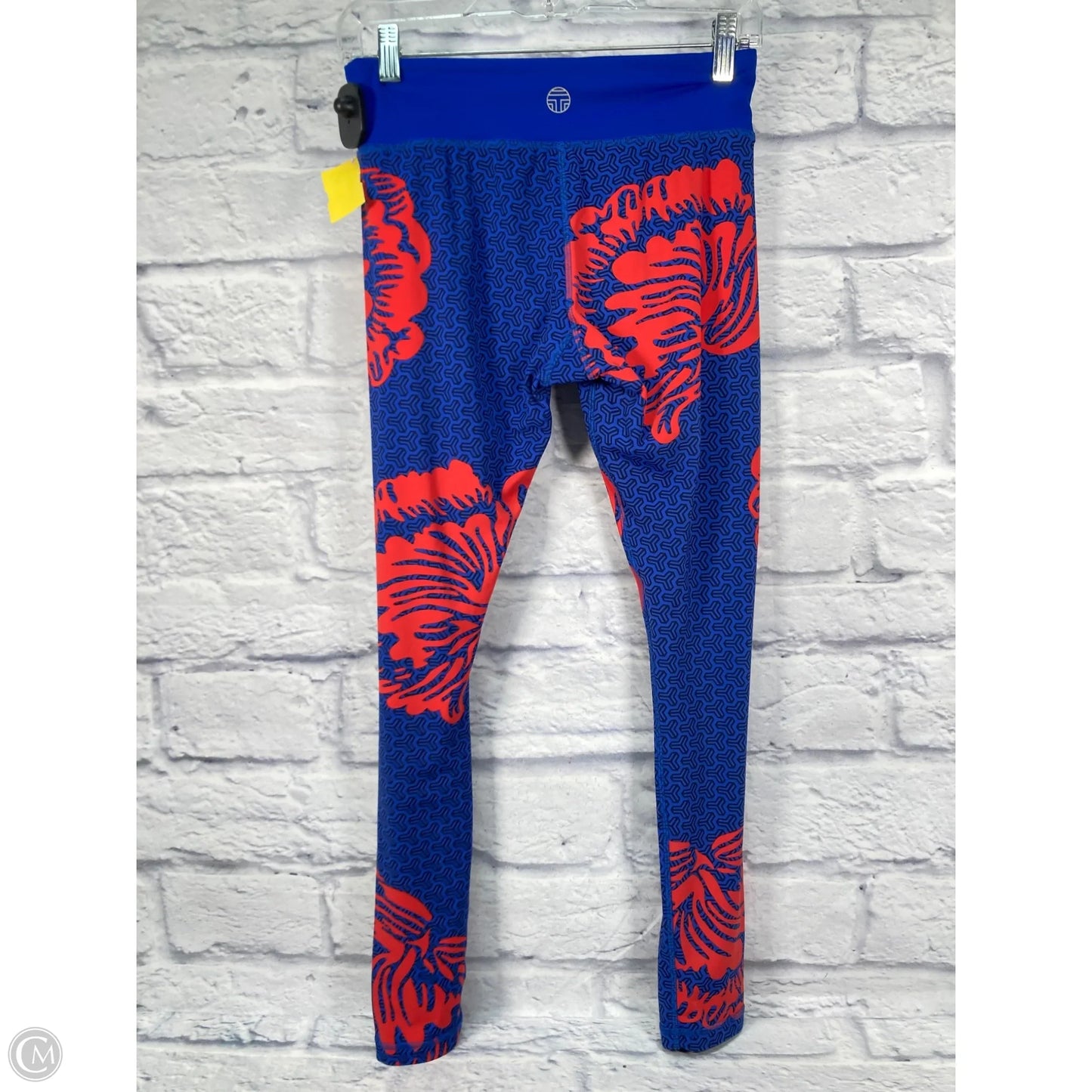 Pants Designer By Tory Burch In Blue & Red, Size: M