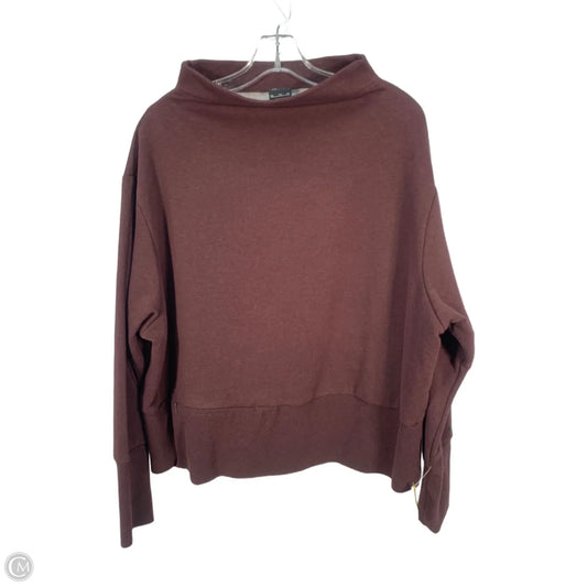 Sweatshirt Collar By Nike Apparel In Maroon, Size: Xxl