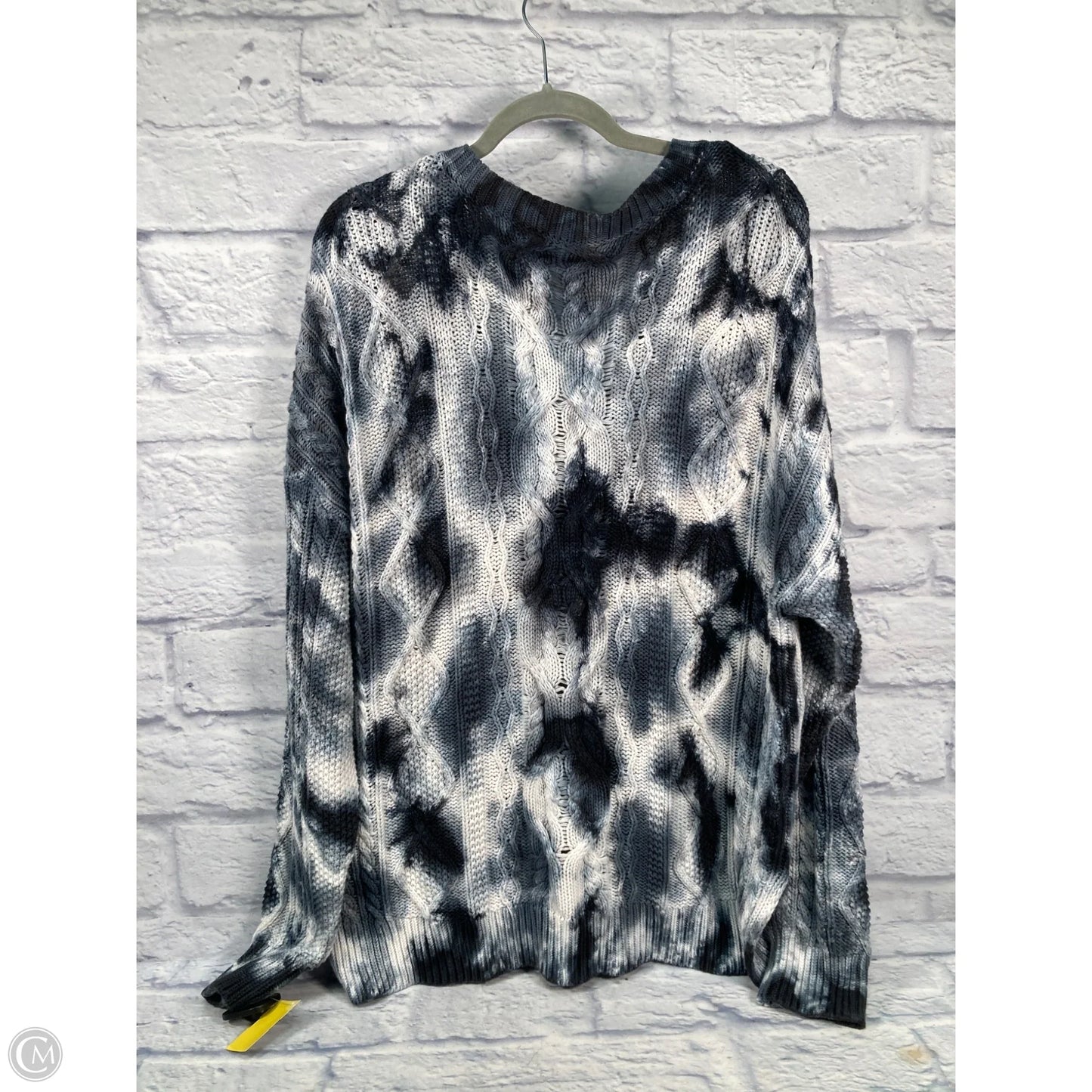 Sweater By Pilcro In Blue & White, Size: Xl