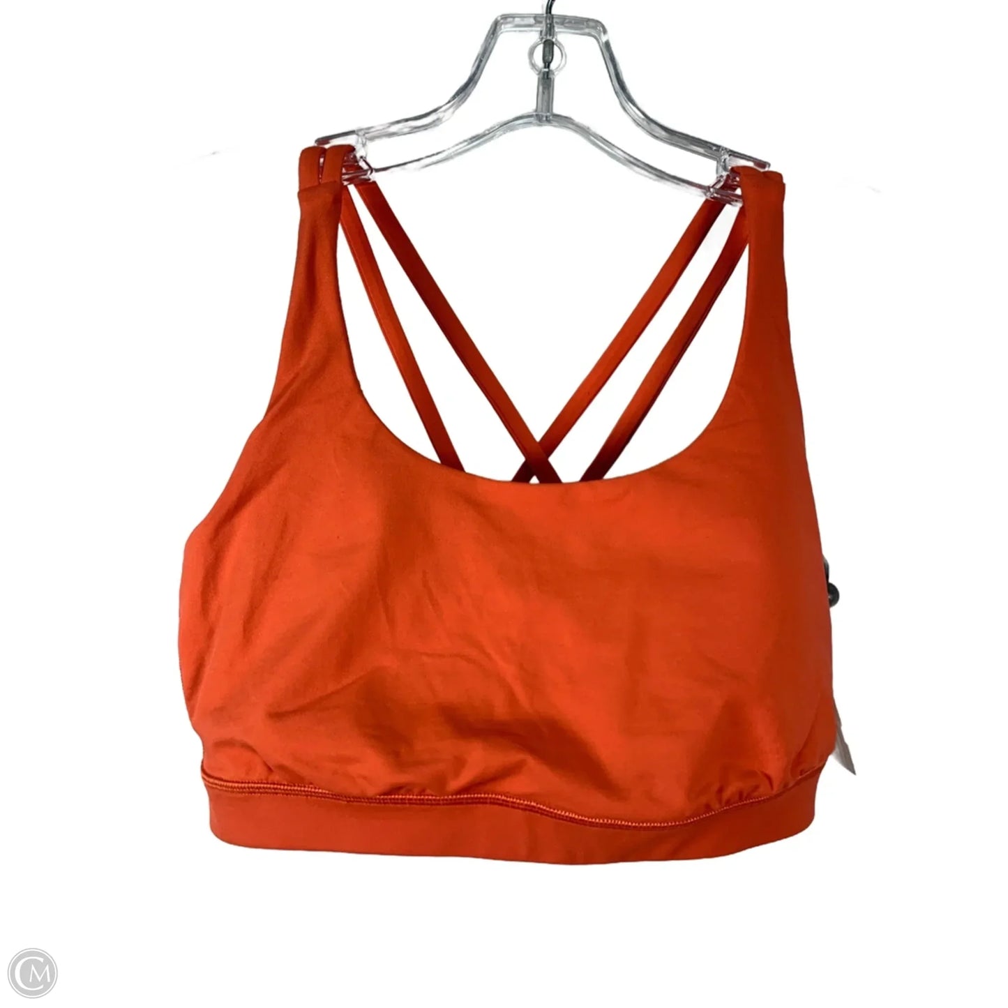 Athletic Bra By Lululemon In Orange, Size: M