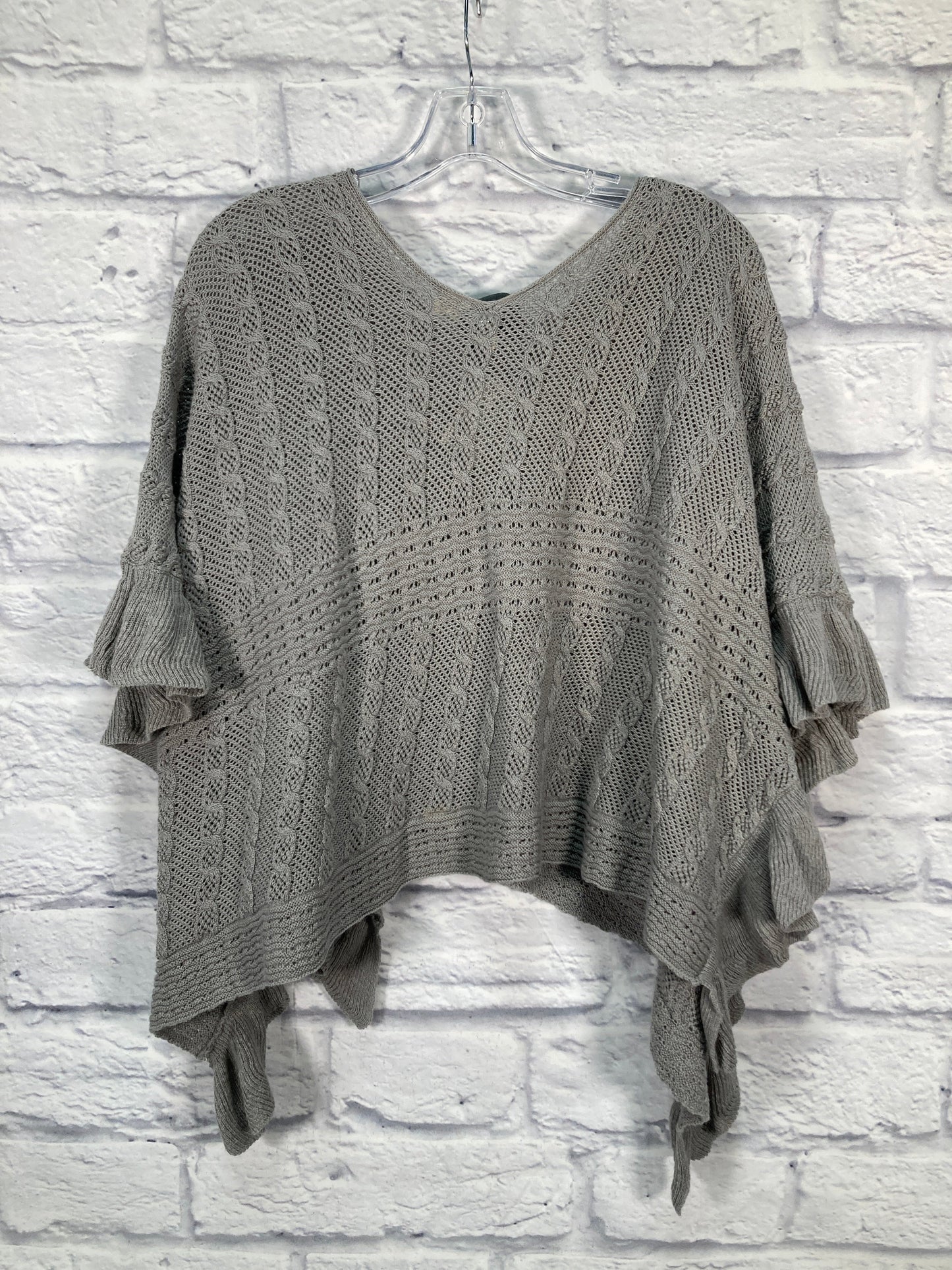 Poncho By Moth In Grey, Size: S