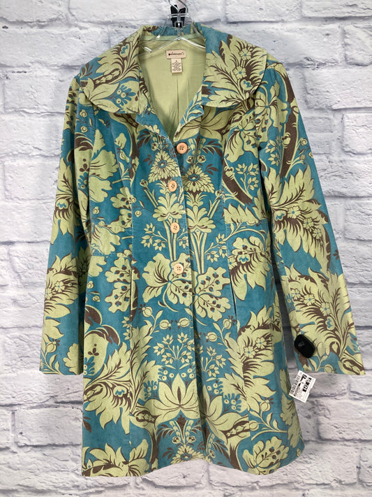 Coat Designer By Anthropologie In Blue & Green, Size: S