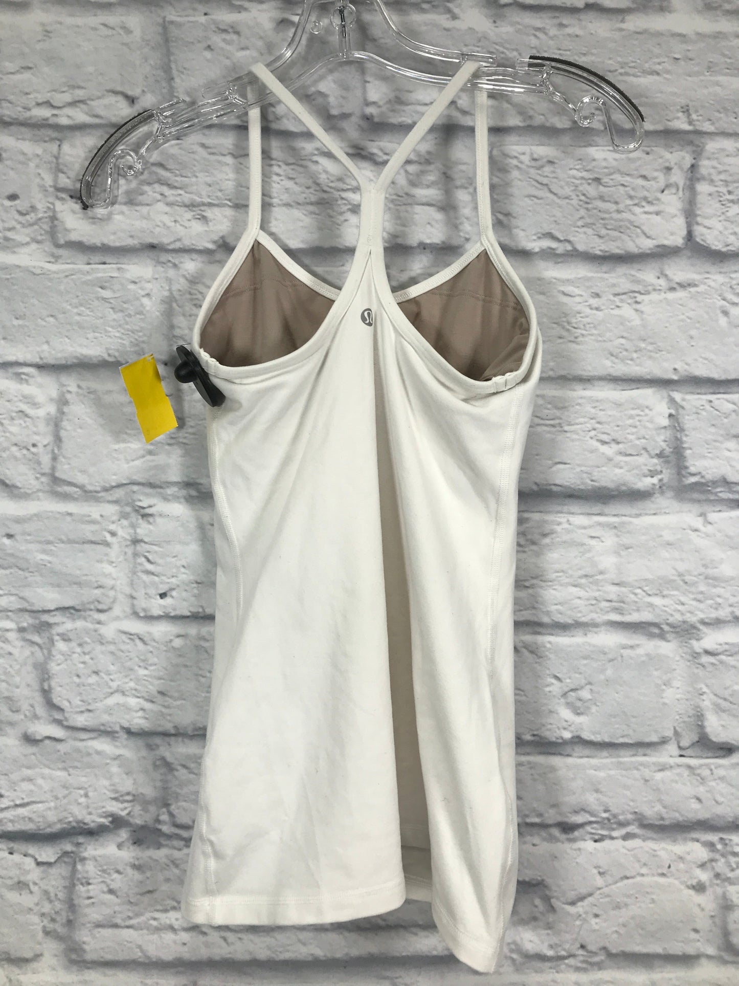 Athletic Tank Top By Lululemon In Cream, Size: S