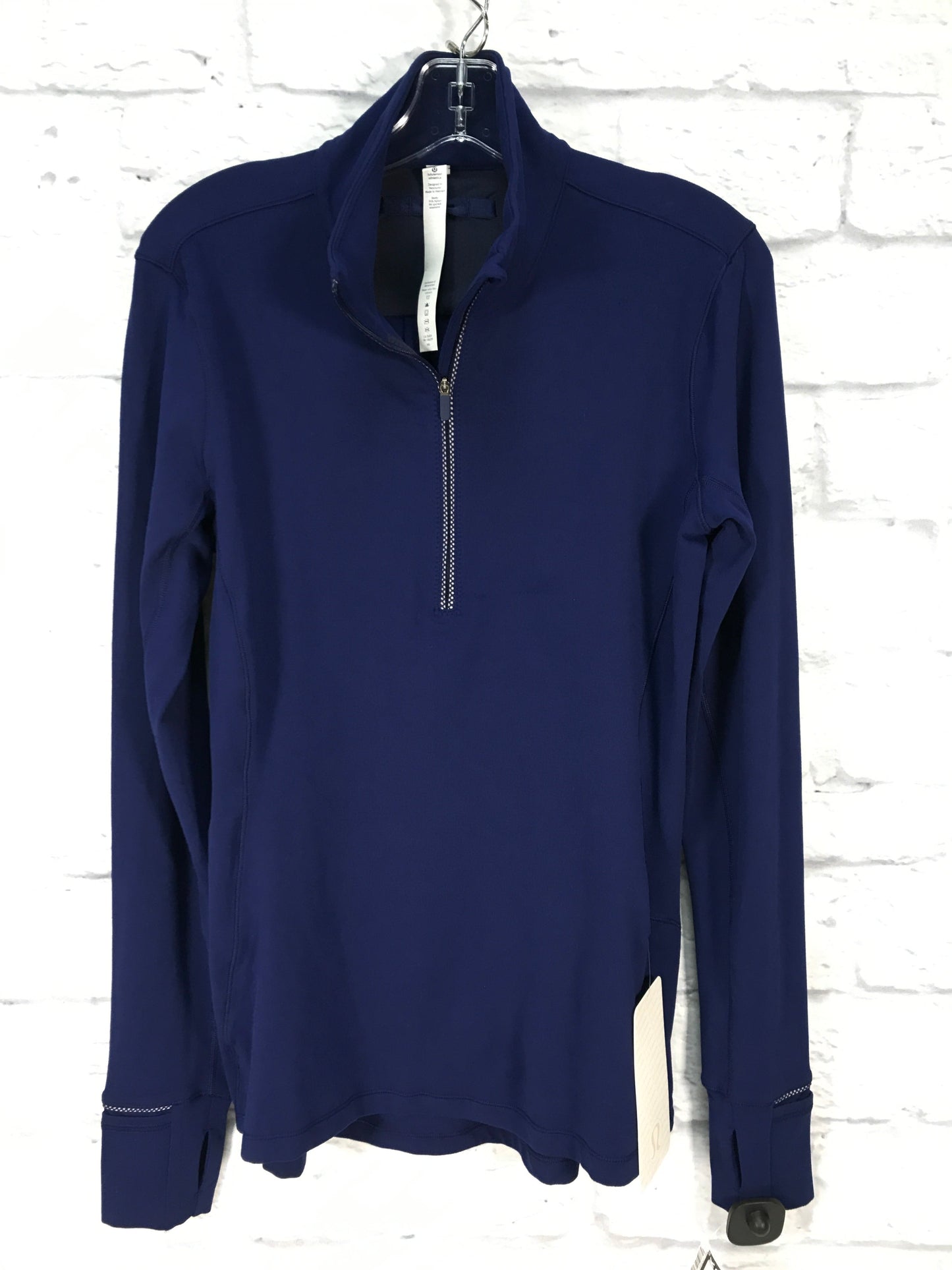 Athletic Jacket By Lululemon In Blue, Size: M