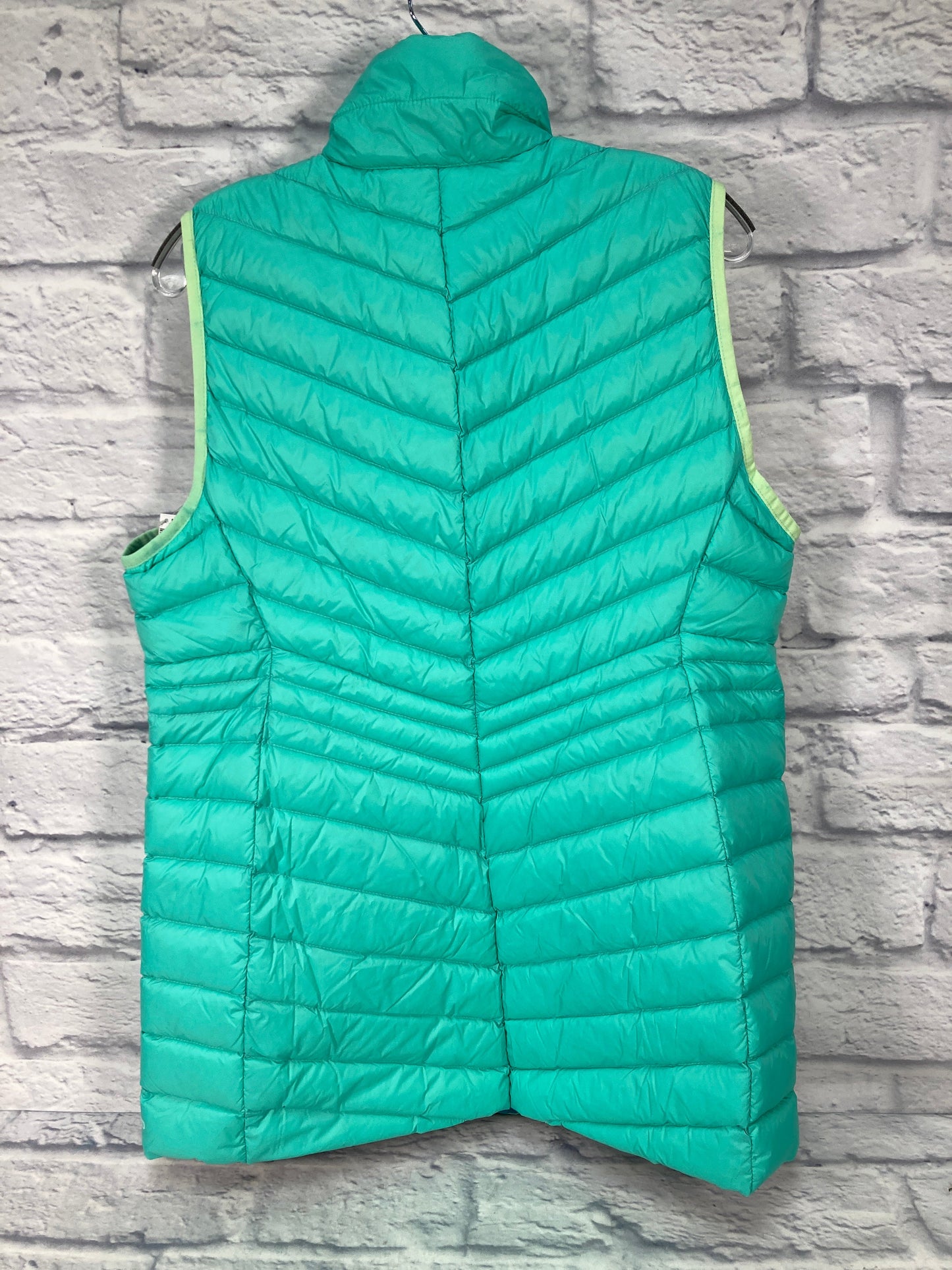 Vest Puffer & Quilted By Lands End In Teal, Size: Mp