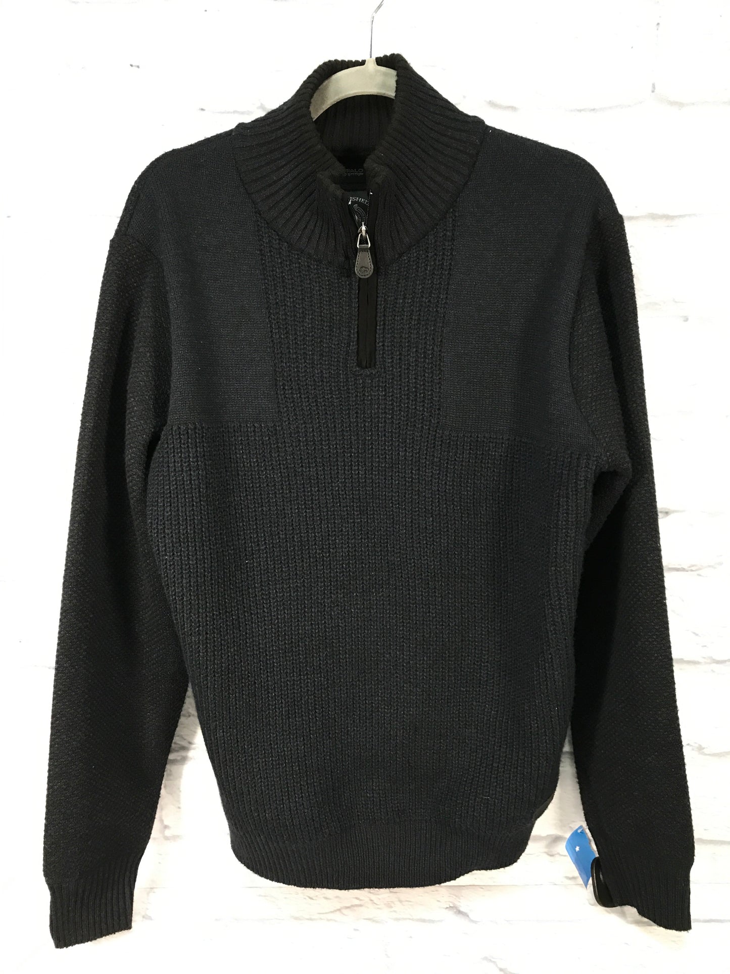 Sweater By Buffalo David Bitton In Black & Blue, Size: M