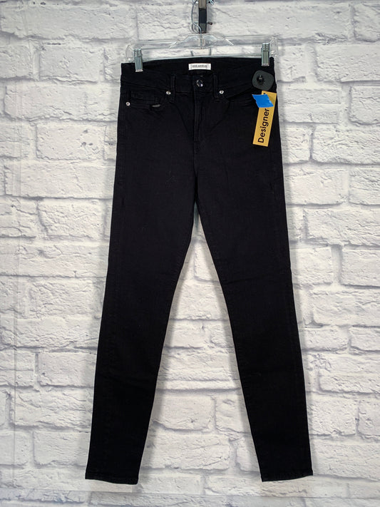 Jeans Skinny By Good American In Black Denim, Size: 4