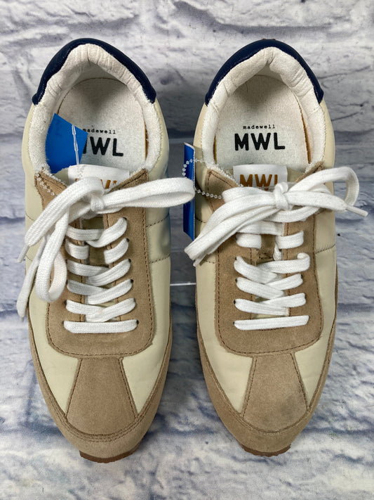 Shoes Sneakers By Madewell In Tan & Yellow, Size: 7.5