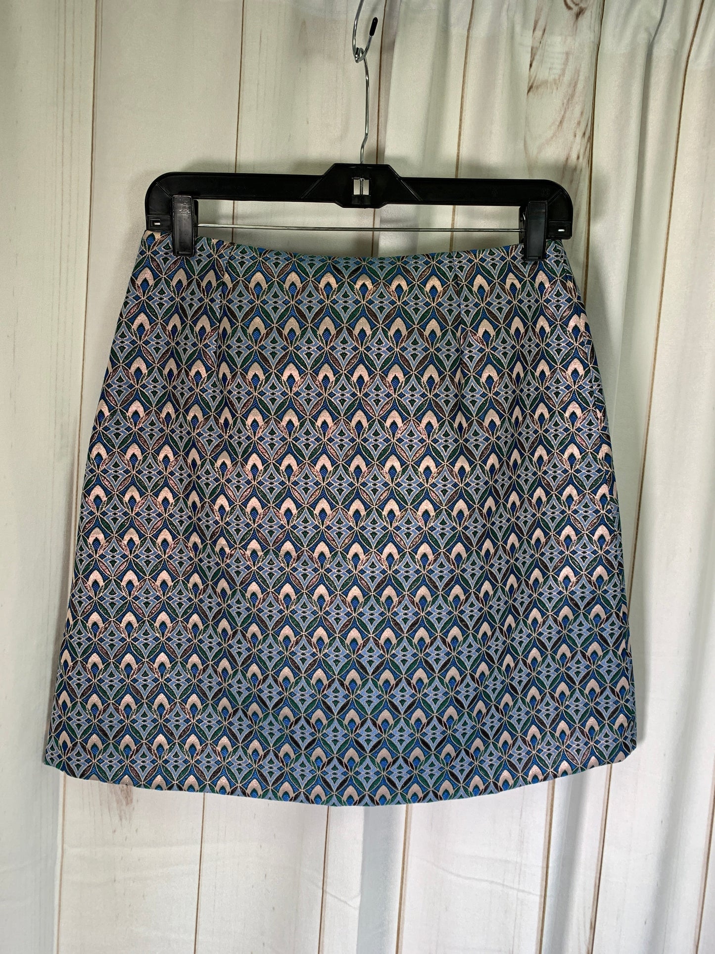 Blue & Green Skirt Mini & Short Clothes Mentor, Size 6