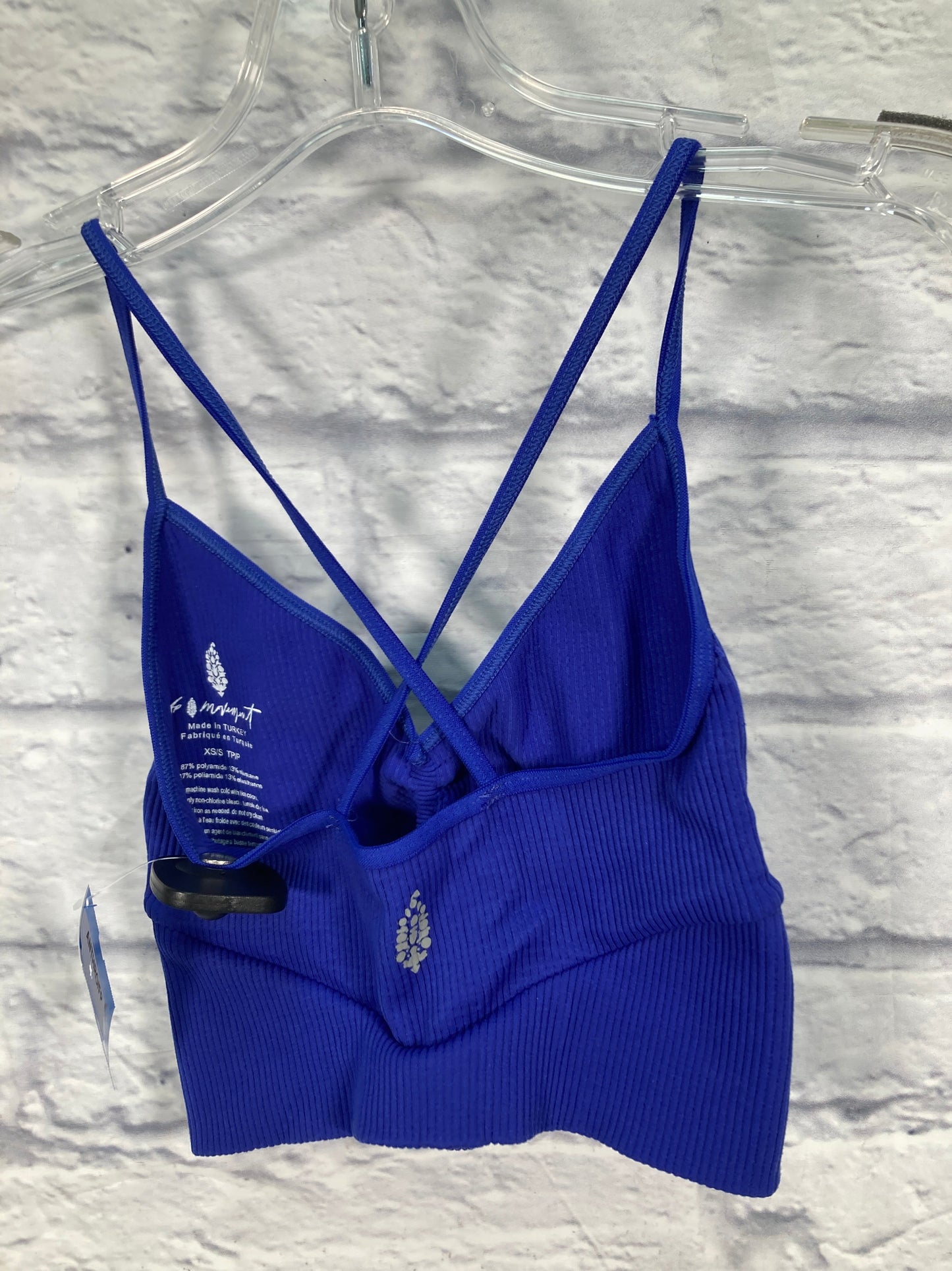 Athletic Bra By Free People In Blue, Size: Xs