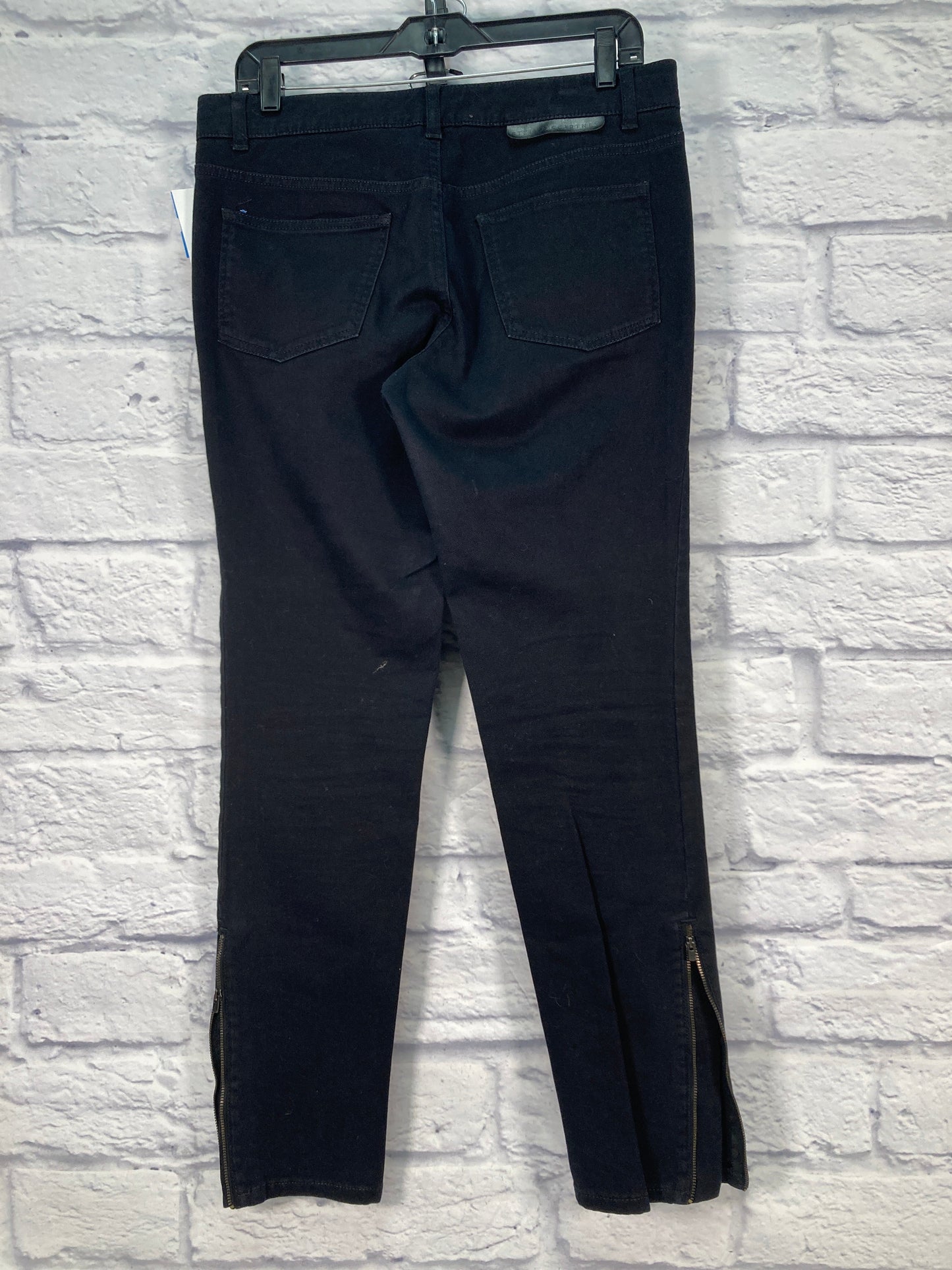 Jeans Designer By Stella Mccartney In Black Denim, Size: 12