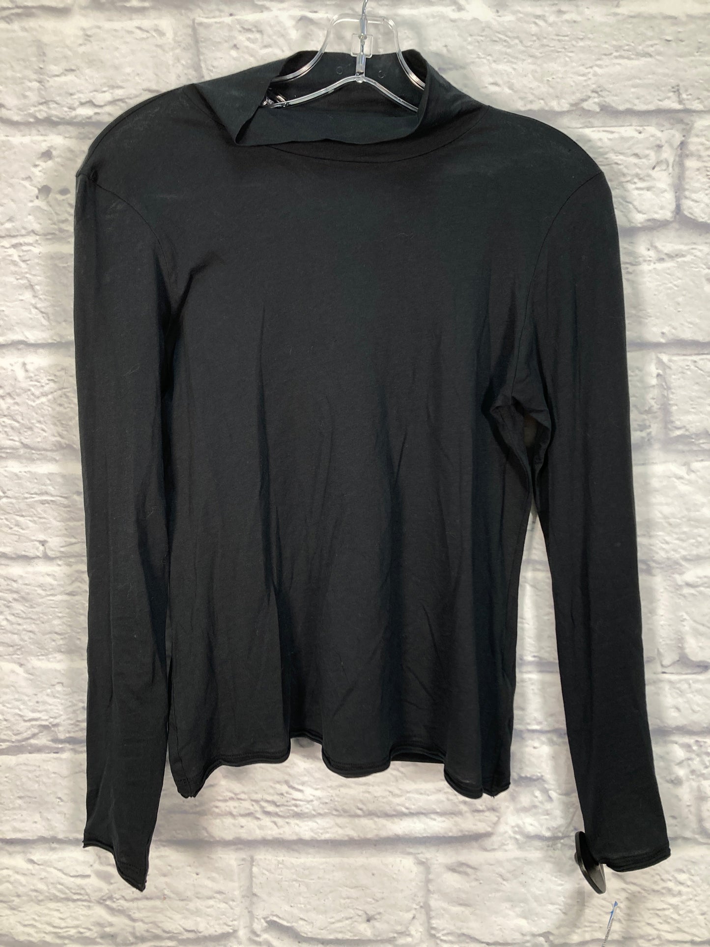 Top Long Sleeve By Anthropologie In Black, Size: S