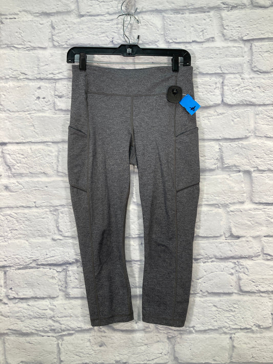 Athletic Capris By Lululemon In Grey, Size: S