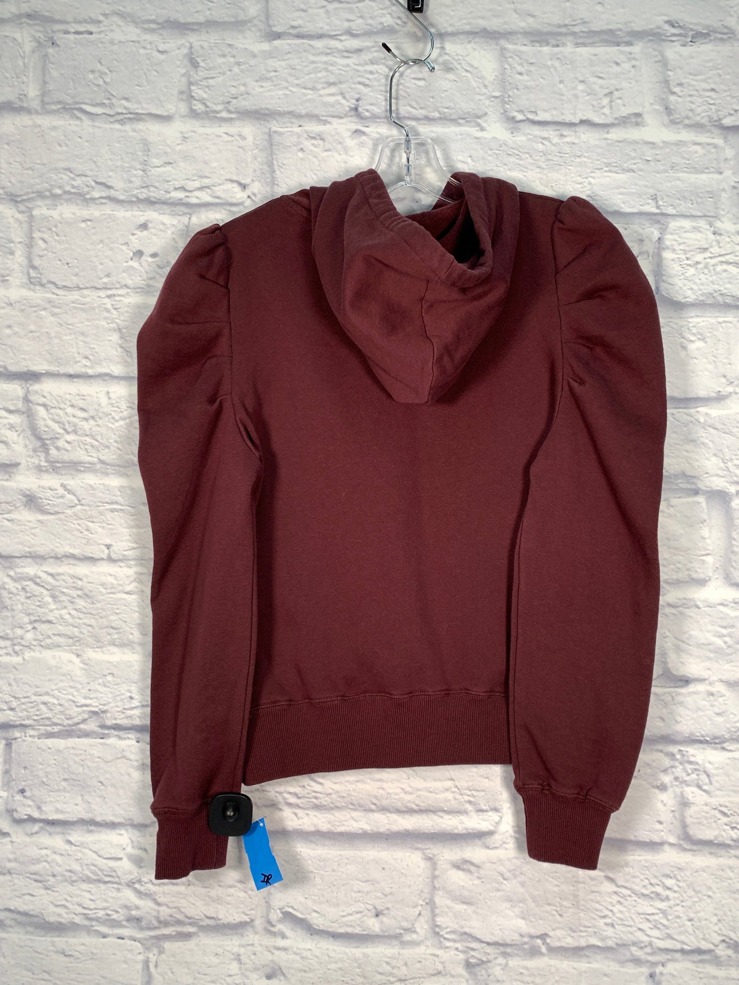 Sweatshirt Designer By Rebecca Minkoff In Maroon, Size: M