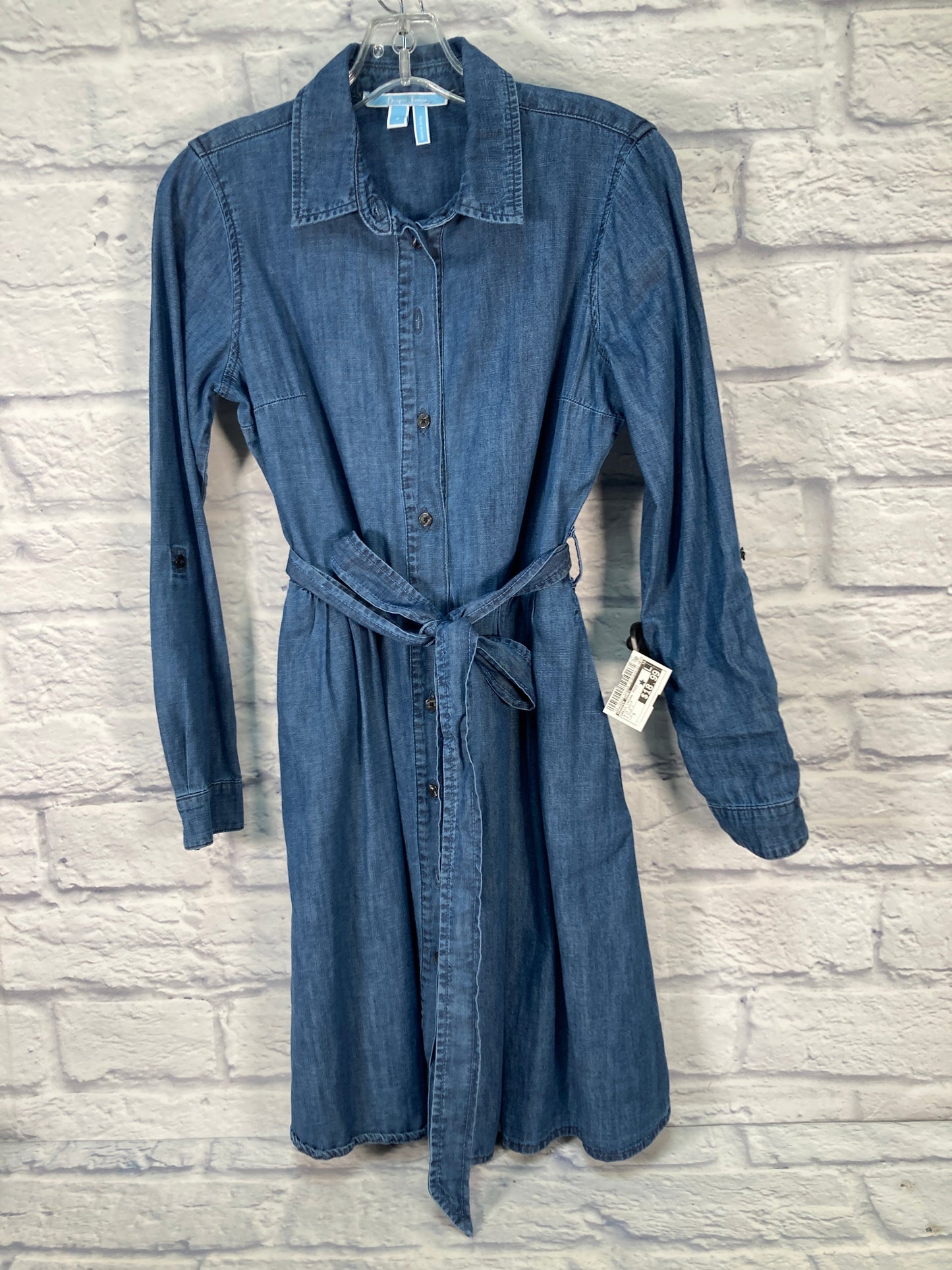 Dress Casual Midi By Draper James In Blue Denim, Size: S