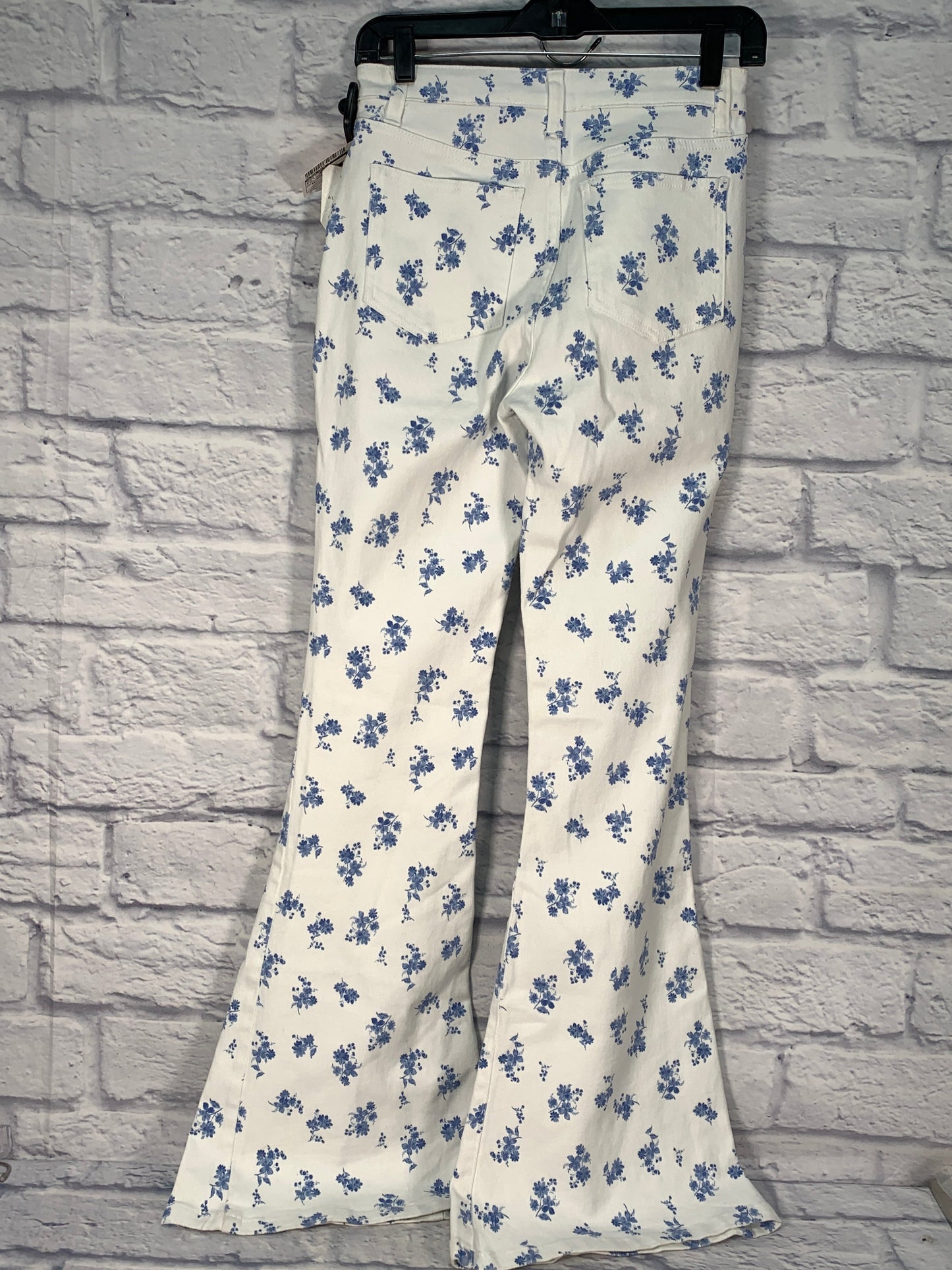 Jeans Flared By Altard State In Blue & White, Size: Xs