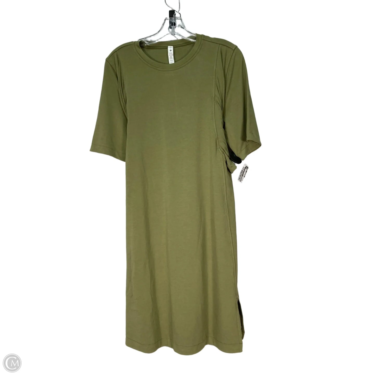 Athletic Dress By Lululemon In Green, Size: M