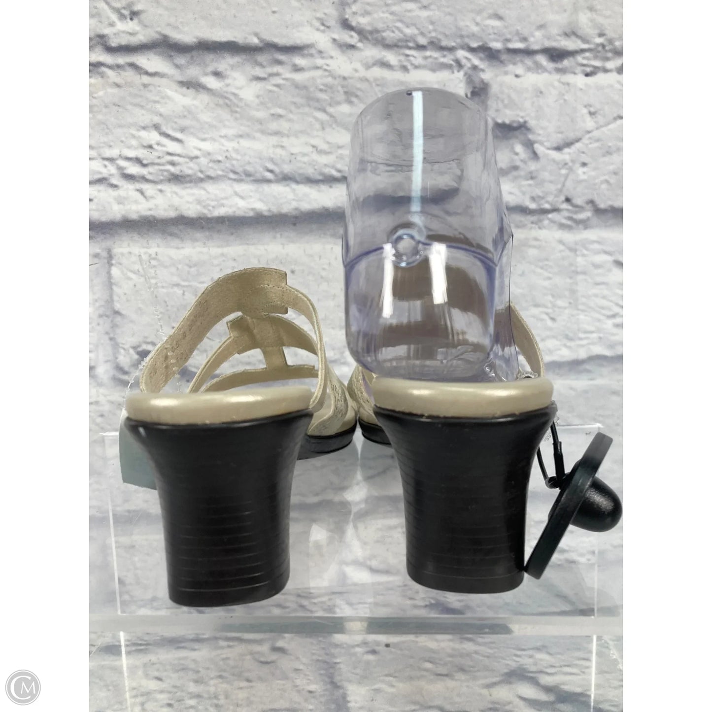 Sandals Heels Block By Munro In Cream, Size: 8.5