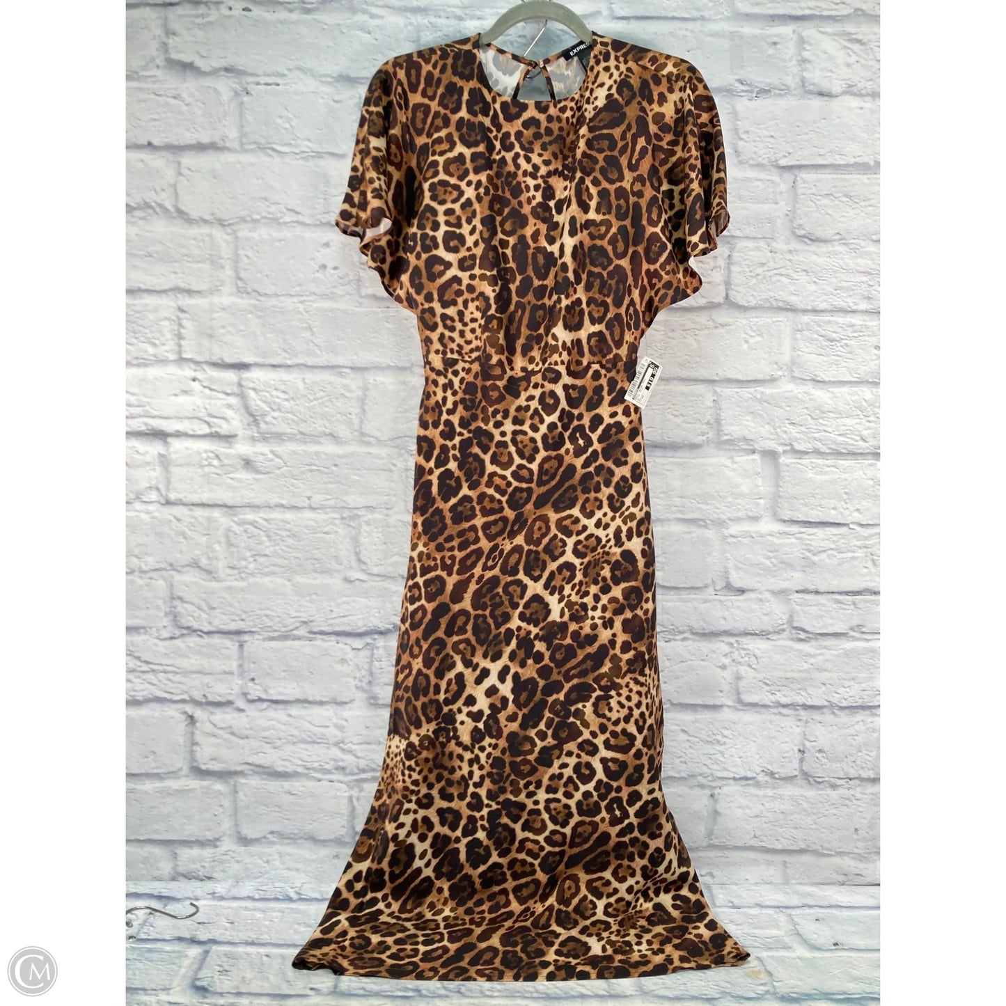 Dress Casual Maxi By Express In Animal Print, Size: Xs
