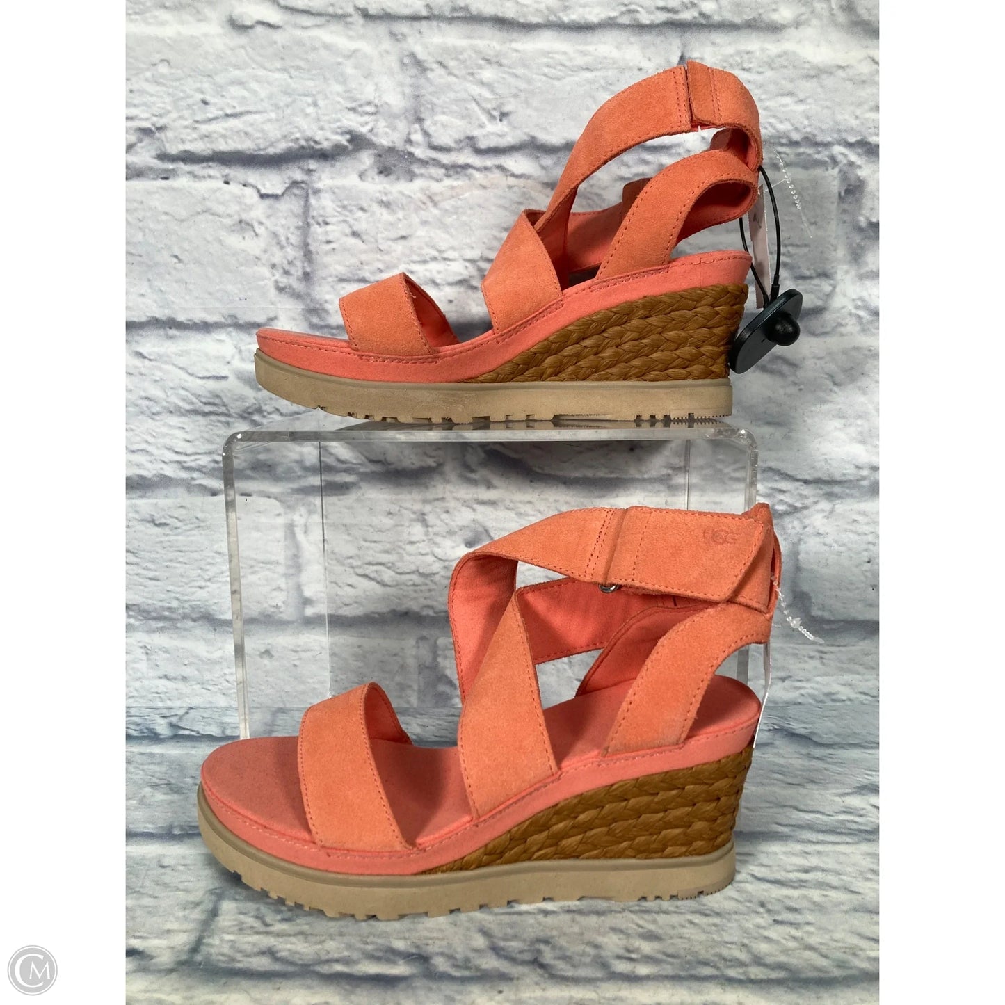 Sandals Designer By Ugg In Orange, Size: 10