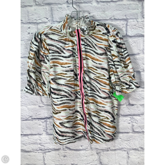 Top Short Sleeve By Voy In Multi-colored, Size: L