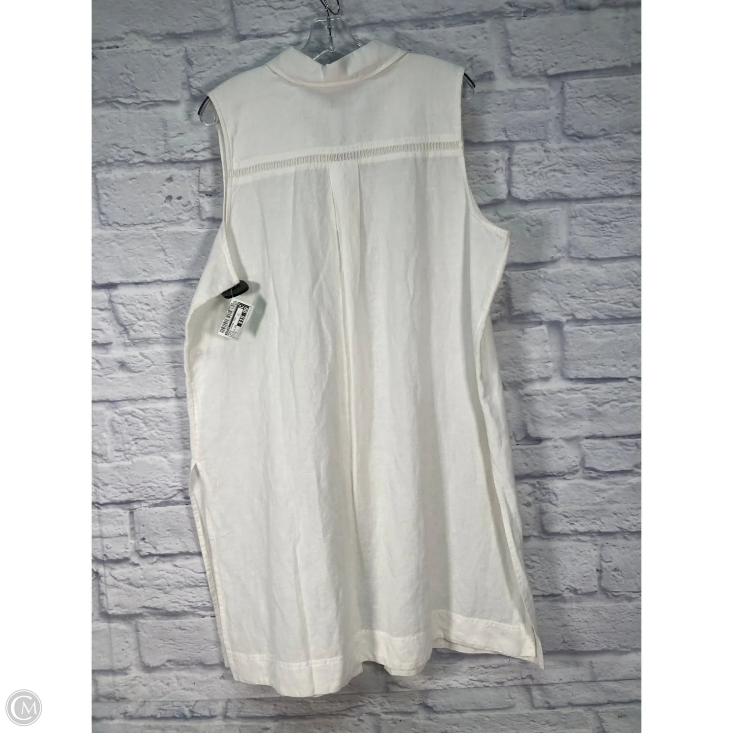 Dress Casual Midi By Chicos In White, Size: Xl
