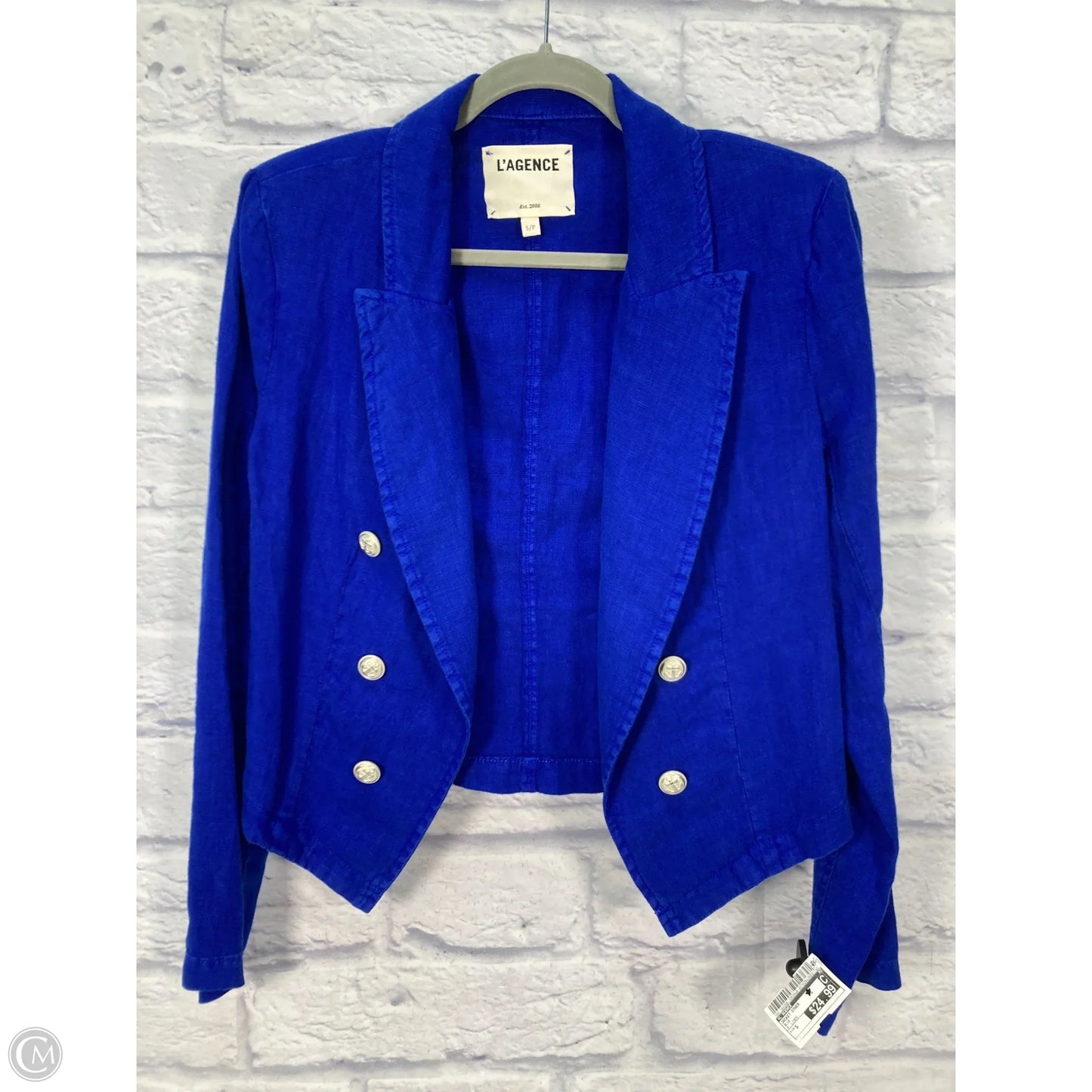 Jacket Other By L Agence In Blue, Size: S