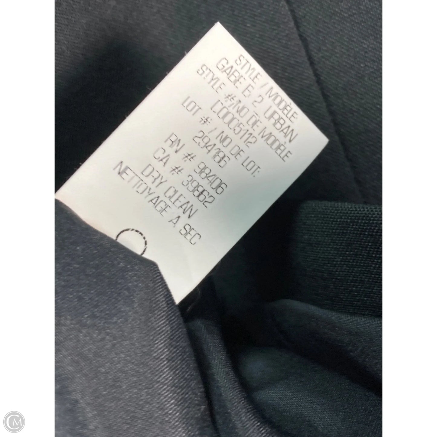 Blazer By Theory In Black, Size: Xs