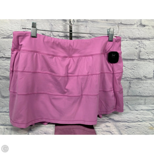 Athletic Skort By Lululemon In Purple, Size: M