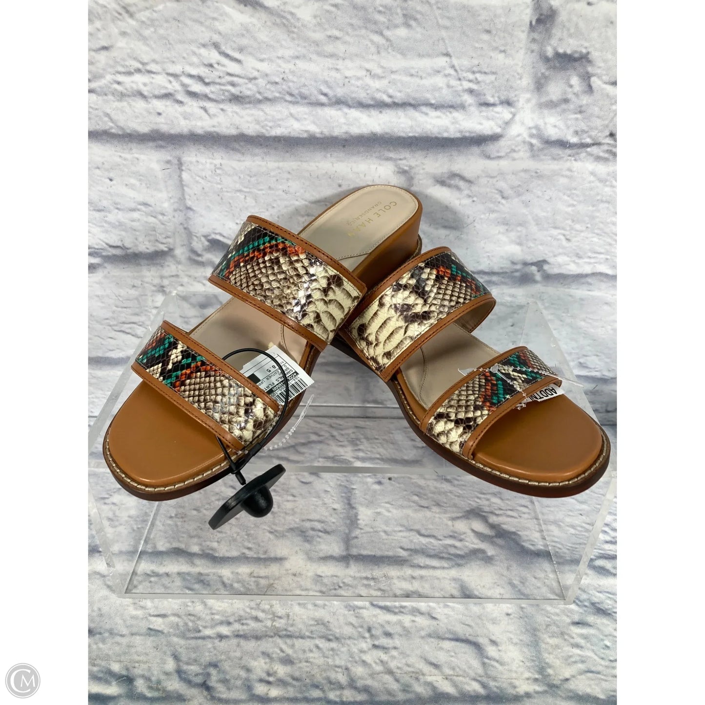 Sandals Flats By Cole-haan In Brown, Size: 8.5