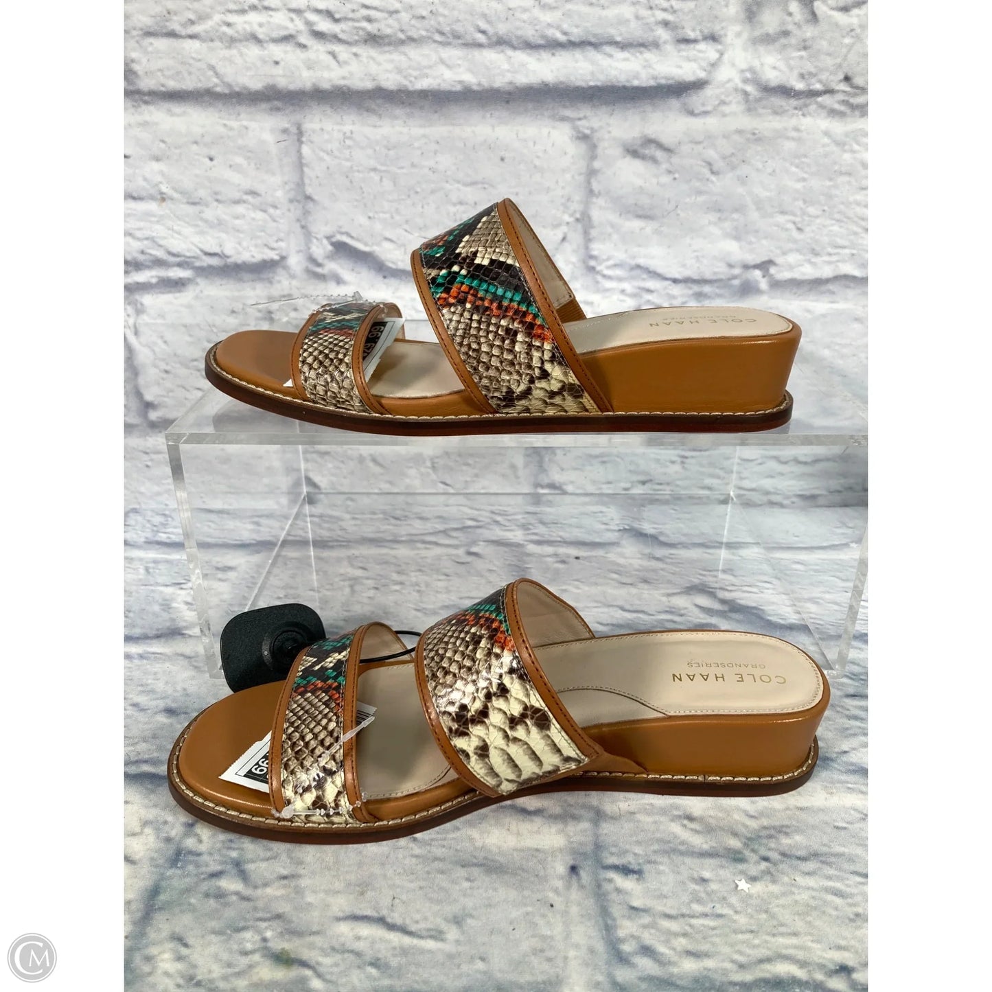 Sandals Flats By Cole-haan In Brown, Size: 8.5