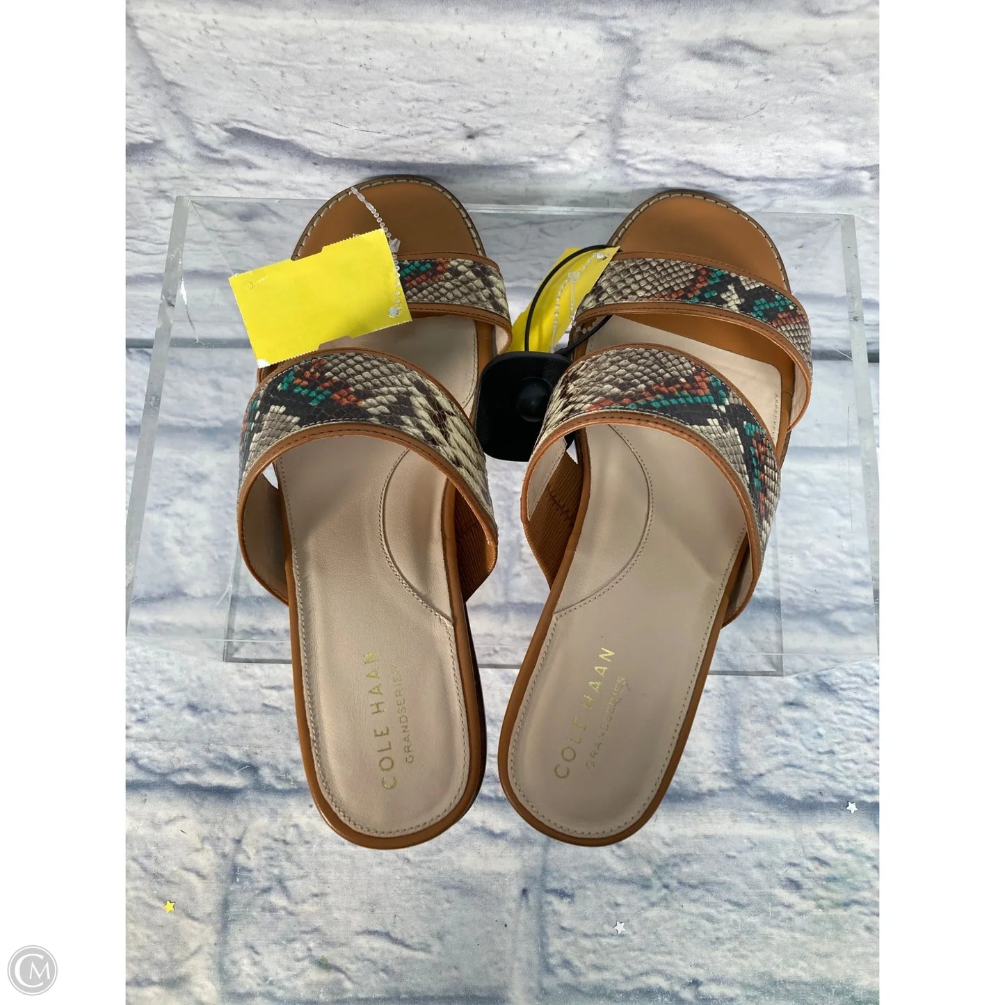 Sandals Flats By Cole-haan In Brown, Size: 8.5