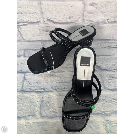 Sandals Heels Block By Dolce Vita In Black, Size: 11