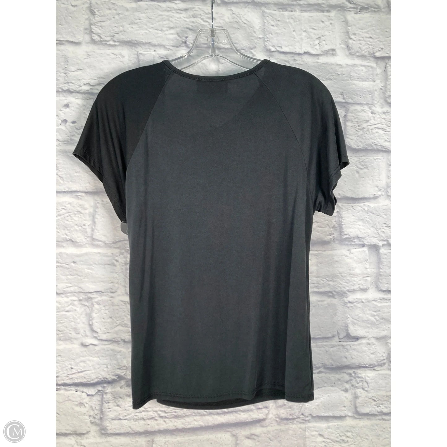 Top Short Sleeve By Anthropologie In Black, Size: Xs