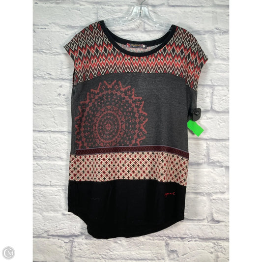Top Short Sleeve By Desigual In Multi-colored, Size: S