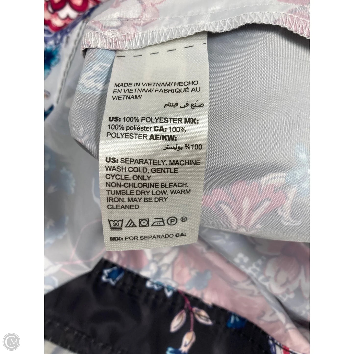Athletic Jacket By Zenergy By Chicos In Paisley Print, Size: Xlp