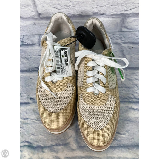 Shoes Sneakers By Donald Pliner In Brown & Tan, Size: 8