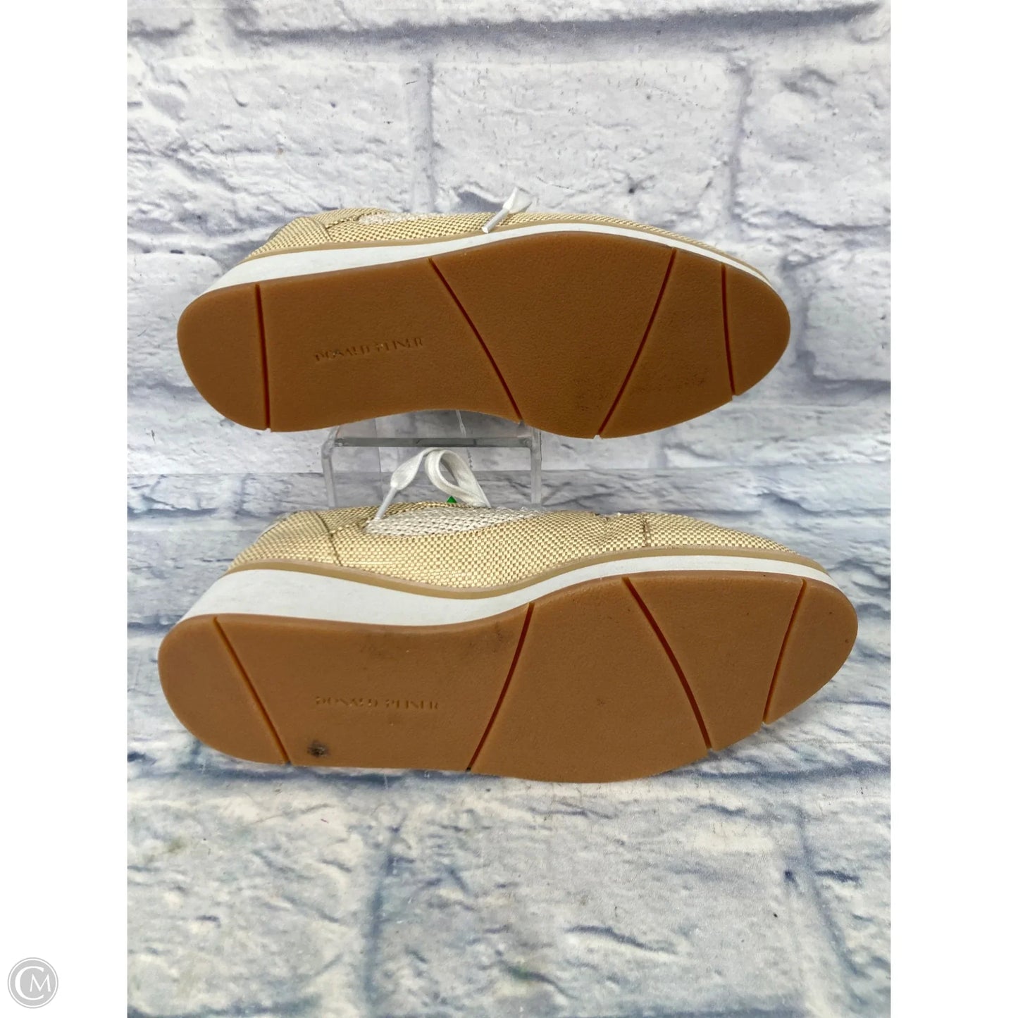 Shoes Sneakers By Donald Pliner In Brown & Tan, Size: 8