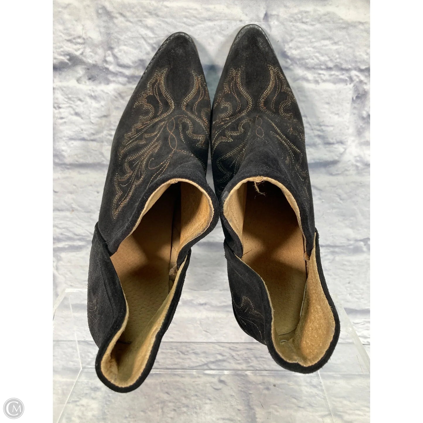 Boots Western By Clothes Mentor In Black & Brown, Size: 12