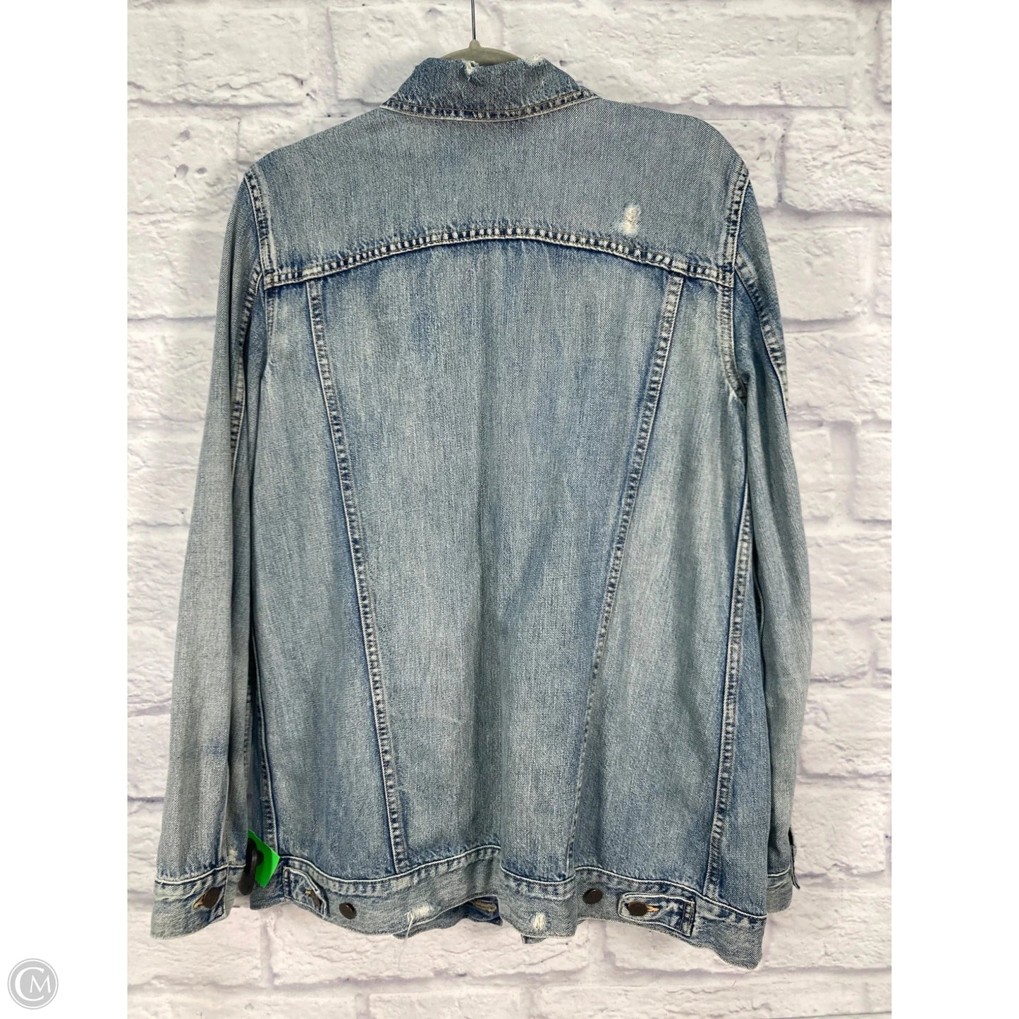 Jacket Denim By Able In Blue Denim, Size: M