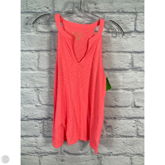 Top Sleeveless Designer By Lilly Pulitzer In Pink, Size: S