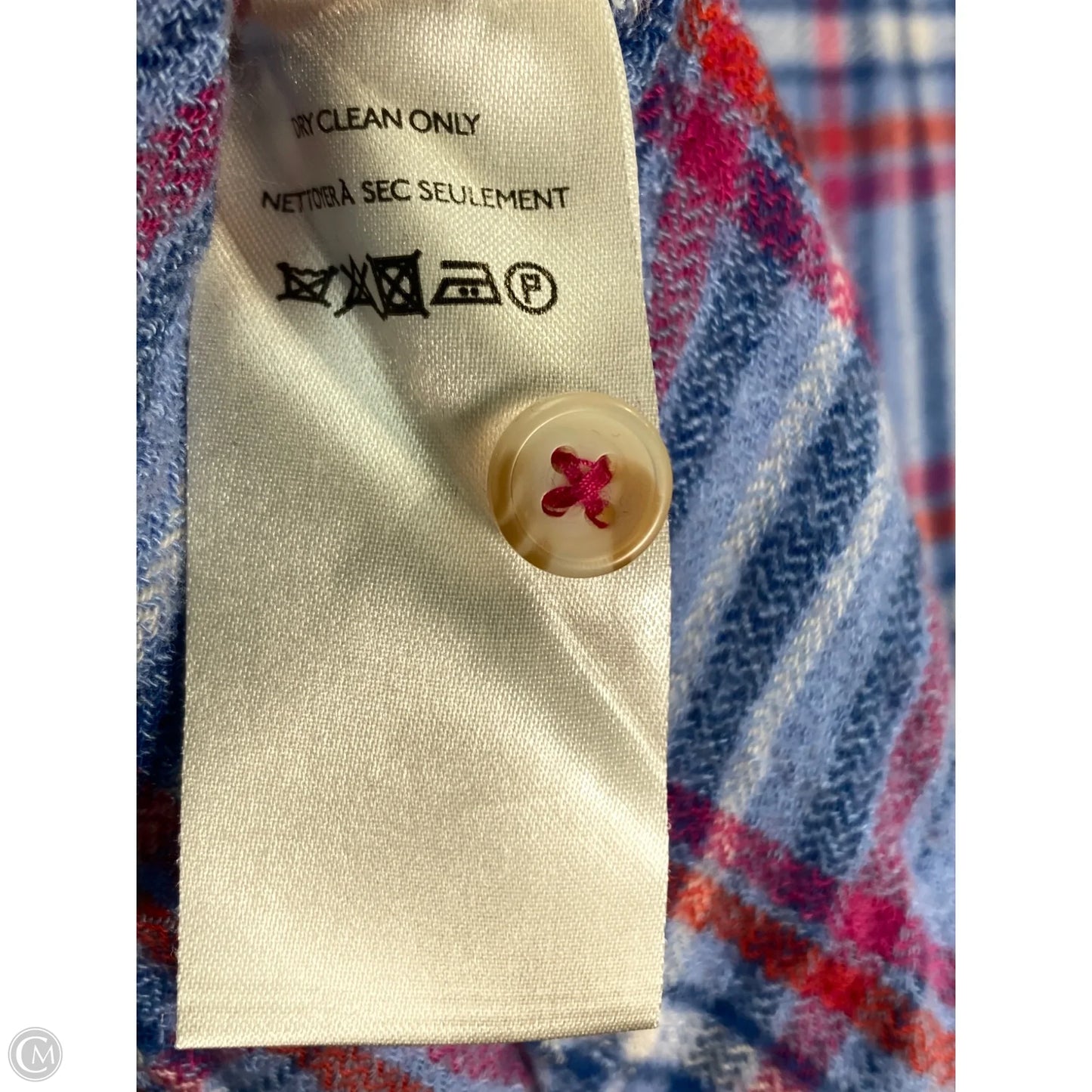 Top Long Sleeve By Pilcro In Plaid Pattern, Size: Xsp